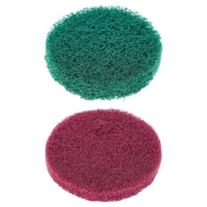 Cuscinetti Pulizia 5" 240 400 Griglia | Ruote Graffi Scotch Brite Lucidatura Buffing - Foto 1 di 2