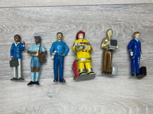 Lakeshore Community Block Play People Career Figures Lot of 6 - Picture 1 of 5