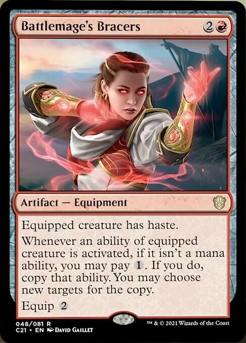 MTG - BATTLEMAGE'S BRACERS - Commander 2021 (R) - Image 1 of 1