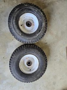 2x Static Caravan Wheels Tyre Assembly With Bearing 600-9 Bearing 6.00 9 - Picture 1 of 5