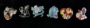 2010 Disney ~ Villains & Sidekicks Booster Pins ~ Set of 6 Pins ~ Excellent - Picture 1 of 5