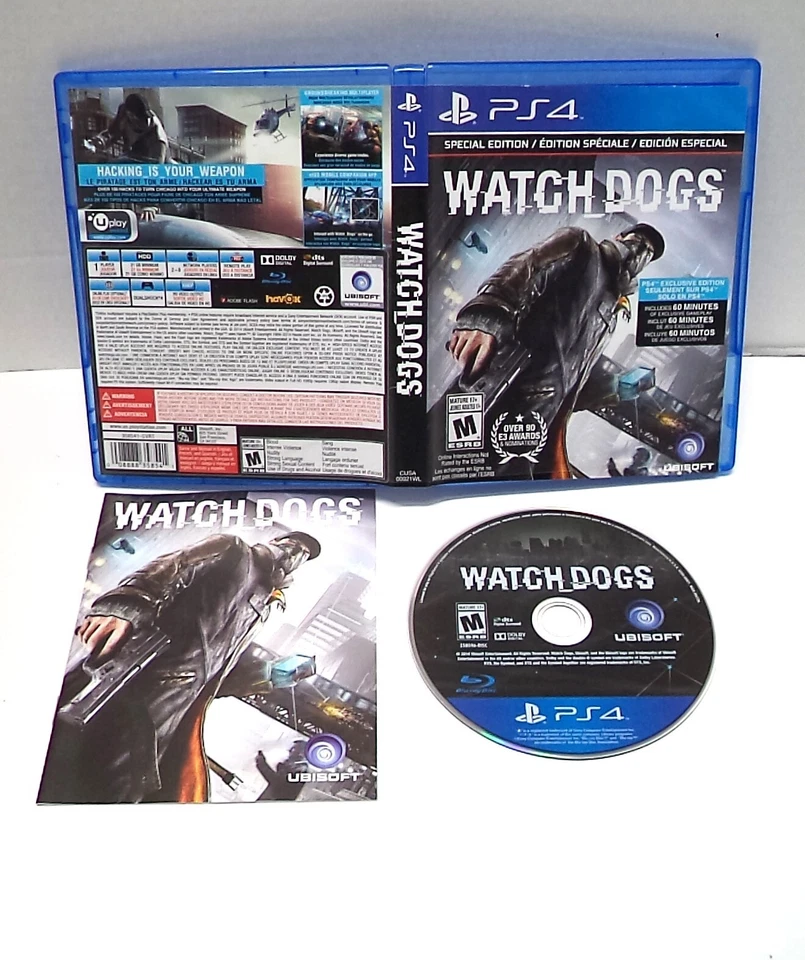 Watch Dogs  Special Edition   Ps4  Playstation 4 - Image 1 of 1