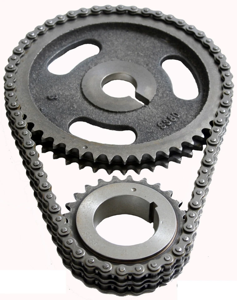 Juego de cadena de distribución de doble rodillo de 3 piezas para 59-78 Chrysler 383/400/413/426/440 Foto 1 de 3