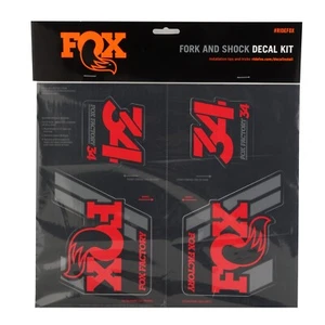 Fox Racing Shox Heritage Gabel und Shock Aufkleber Kit, ROT - Bild 1 von 2