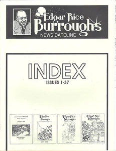 Edgar Rice Burroughs Dateline Index zu Ausgaben 1-37 s/w großes Taschenbuch 1990 - Bild 1 von 1