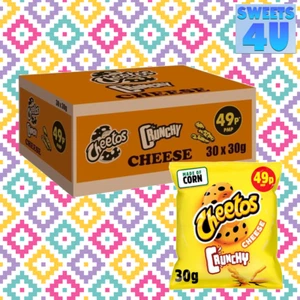 Cheetos Crunchy Cheese Snacks – Full Box of 30 x 30g Bags – American Style Crisp - Picture 1 of 4