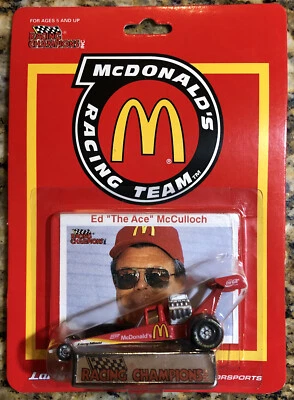 1992 Racing Champions Ed “The Ace” McCulloch McDonald’s Dragster 1:64 Diecast - Image 1 of 4