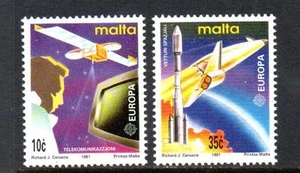 MALTA MNH 1991 SG888-889 EUROPA: EUROPE IN SPACE SET OF 2 - Bild 1 von 1