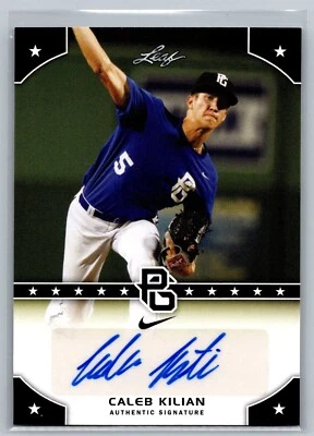 Caleb Killian 2015 Leaf Perfect Game #PG-CKI Auto First Printed Card Iowa Cubs - Image 1 of 2