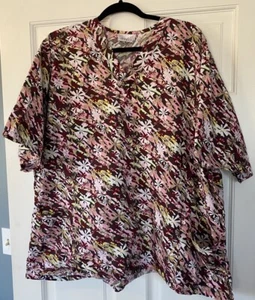Fresh Scrubs Women’s Multicolor **Please See Pics For Measurements** - Picture 1 of 8