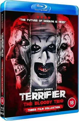Terrifier - The Bloody Trio - Three Movie Blu-Ray Set NEW (USA Compatible) 1 2 3 - Image 1 of 2