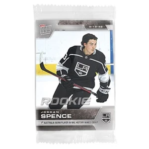 2021-22 NHL Topps NOW® Sticker #335 🏒 Jordan Spence RC 🏒Los Angeles Kings - Bild 1 von 2