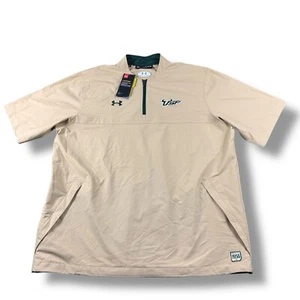 NWT Under Armour Storm USF Bulls 1/4 Zip S/S Coaches Jacket Mens XL Loose Fit - Picture 1 of 10