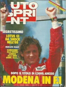 AUTO SPRINT n° 42 - 1987 (Conti Editore) Automobilismo - Foto 1 di 1