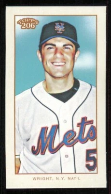 2009 Topps 206 Mini Piedmont #171b David Wright VAR SP - Image 1 of 2