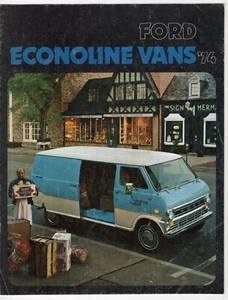 Brochure di vendita vintage: "Ford Econoline Vans '74" - Foto 1 di 3