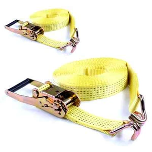 2x Cinghia di tensione cinghia con cricchetto 10m 2500/5000kg 2,5/5t due sezioni - Foto 1 di 7