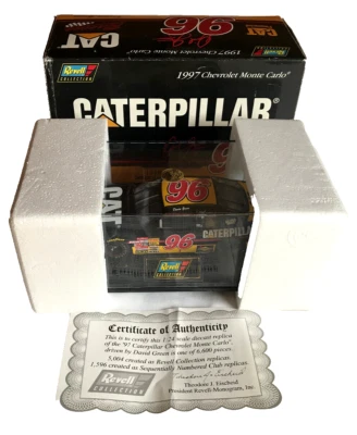 Revell 1997 DAVID GREEN  #96 CATERPILLAR 1:24 CHEVROLET MONTE CARLO 1 OF 6,600 - Image 1 of 4