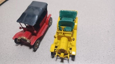 Vintage 2 Models of Yesterday By Lesney #7-1 Model T--VG+ #16 1904 Spyker T-G - Image 1 of 4