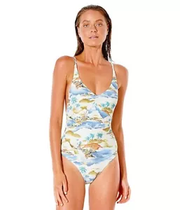 Traje de baño de una pieza Rip Curl Postales L41606 para mujer talla S - Imagen 1 de 2