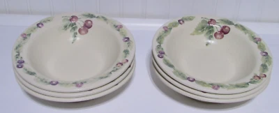 Juego de 6 cuencos de cereal Pfaltzgraff Jamberry 7" Foto 1 de 3