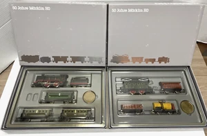 MARKLIN 0050 DOUBLE SET JUBILEE "50 JAHRE MARKLIN HO" NEW OLD STOCK MODEL TRAINS - Picture 1 of 19