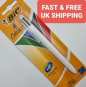 BIC® 4 COLORS® IN 1 PENNA A SFERA RETRATTILE 1,0mm MEDIA RICARICABILE MADE IN FRANCE - Foto 1 di 8