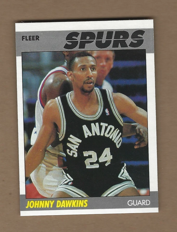 1987  FLEER  BASKETBALL  JOHNNY  DAWKINS   #  27   NEAR MINT / MINT - Image 1 of 1