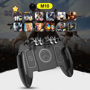 M10/M11 6 Fingers Mobile Gaming Cooling Gamepad for PUBG Controller JoystickA3GK