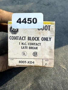 Allen Bradley 800T-XD4 Contact Block Series C - Picture 1 of 1