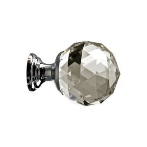 Perno de armario de cristal facetado - Imagen 1 de 1