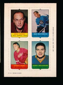 1969 OPC O-Pee-Chee 4-In-1 GORDIE HOWE Mint - Picture 1 of 3