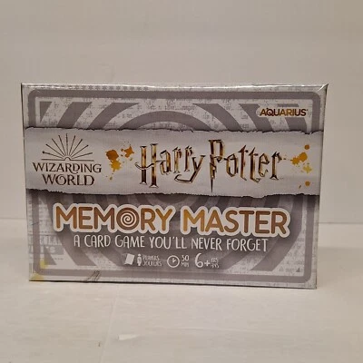 Harry Potter Memory Master Card Game Factory Sealed Wizarding World Aquarius  - Image 1 of 4
