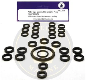 Crom® Kühlrohrdichtungen Für Volvo Penta 2003T 2003TB Frischwassergekühlt - Bild 1 von 1
