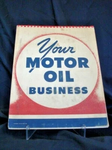 Rare Vtg ESSO Motor Oil Service Trainee Presentation Sales Boards 26pgs 12"x 15" - Picture 1 of 12
