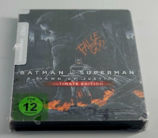 Batman V Superman Dawn of Justice Blu-ray MONDO Steelbook Region DC OOP