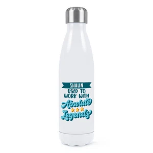 Personalisiert verwendet, um mit absoluten Legenden zu arbeiten doppelwandige Wasserflasche verlassen - Bild 1 von 1