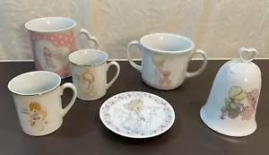 PRECIOUS MOMENTS Various Pieces Cups, Bell - Picture 1 of 11