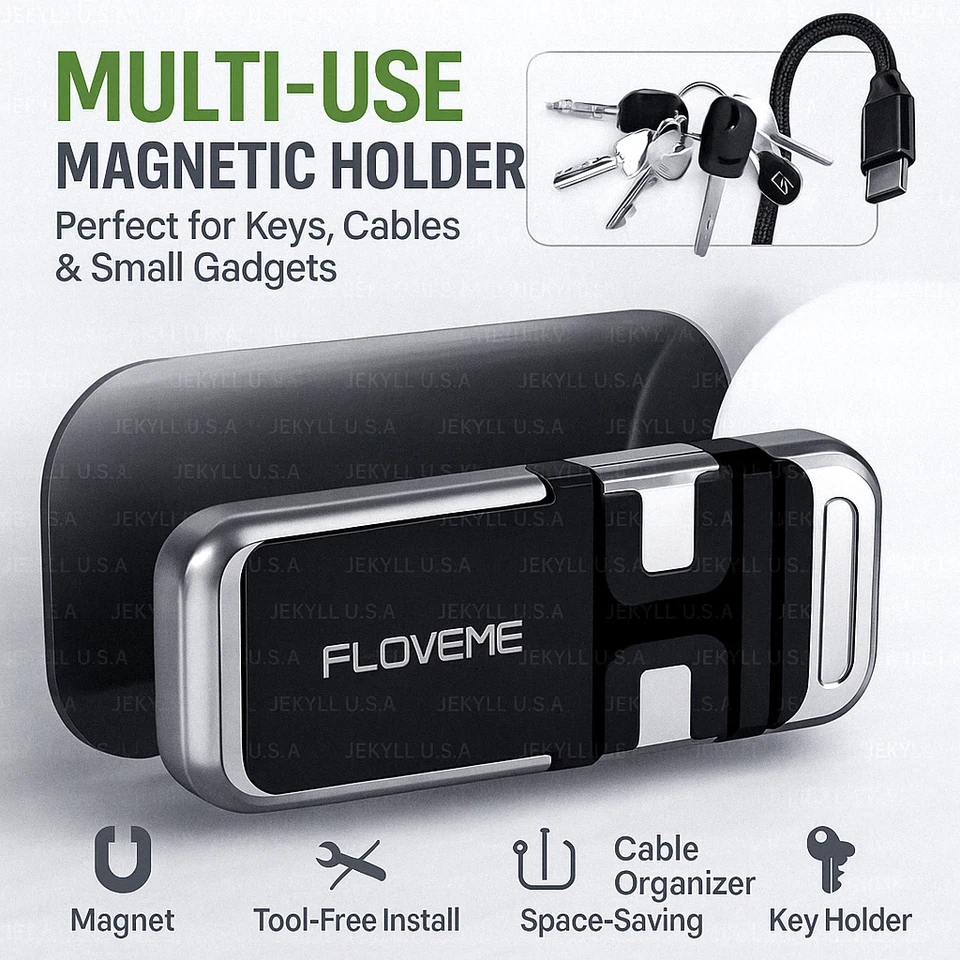 Sujetador Sostenedor Magnetico de Telefono Celular Soporte Para Coche Casa Pared Foto 1 de 4