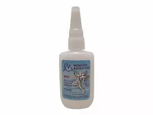 Mercury Adhesives Thin Viscosity CA Balsa Wood Super Glue 2oz M5T MEUM5T2OZ - Picture 1 of 2