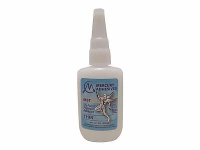Mercury Adhesives Thin Viscosity CA Balsa Wood Super Glue 2oz M5T MEUM5T2OZ - Image 1 of 2
