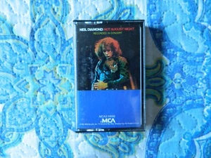Hot August Night by Neil Diamond Cassette 1980 MCA Records MCAC2-6896 - Picture 1 of 5