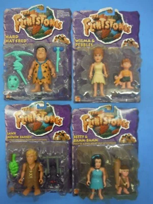 Lote de figuras 1993 The Flintstones Fred Wilma Pebbles Barney Betty Bam-Bam *nuevo* Foto 1 de 4
