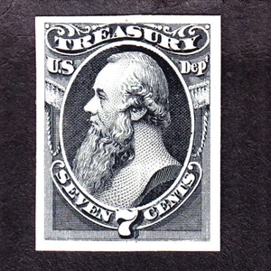 US O76TC4a 7c Treasury Department Atlanta Trial Color Proof SCV $43 - Picture 1 of 2