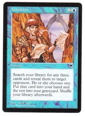 MTG Intuition English TE Tempest MT/NM - Image 1 of 4