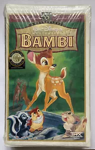 Walt Disney Bambi (VHS) Free Shipping Brand New Factory Sealed Buy 2 Get 1 Free - Picture 1 of 2