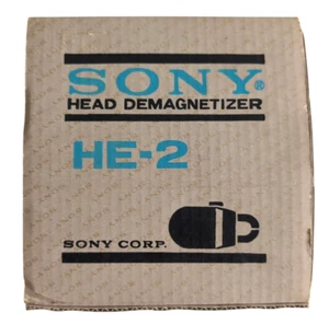 Vintage Sony HE-2 Head Demagnetizer for Reel to Reel & Cassette Tape Recorders - Picture 1 of 6