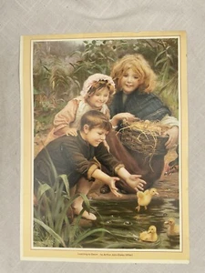 Impresión artística de artista Learning To Swim de Arthur John Elsley sin marco - Imagen 1 de 3