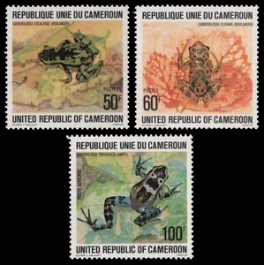 Cameroon 1978 - Mi-No. 877-879 ** - MNH - Frogs / Frogs - Picture 1 of 1