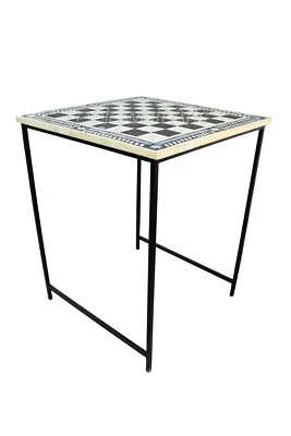 Ручной работы дома декоративный старинный стиль шахматы игры стол шахматы доска - Изображение 1 из 4